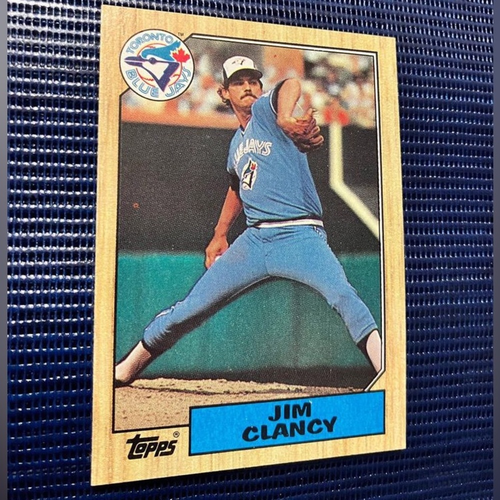 Baseball Card Jim Clancy (starting pitcher)